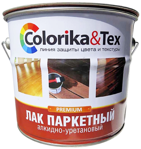 Лак паркетный colorika tex